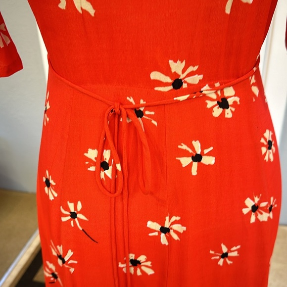 FAITHFUL THE BRAND Anthropologie Wrap Dress Short Sleeve - Picture 6 of 9